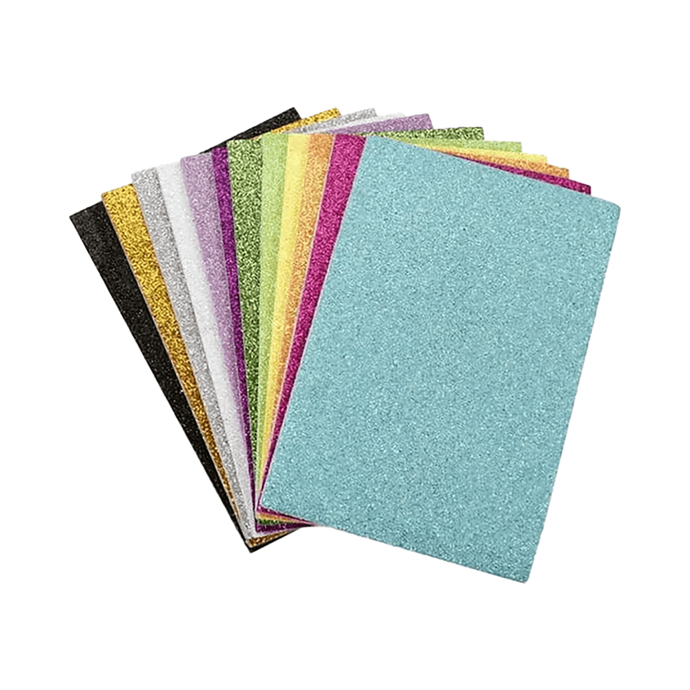 Multicolour Glitter A3 EVA Foam Sheets 10Pcs