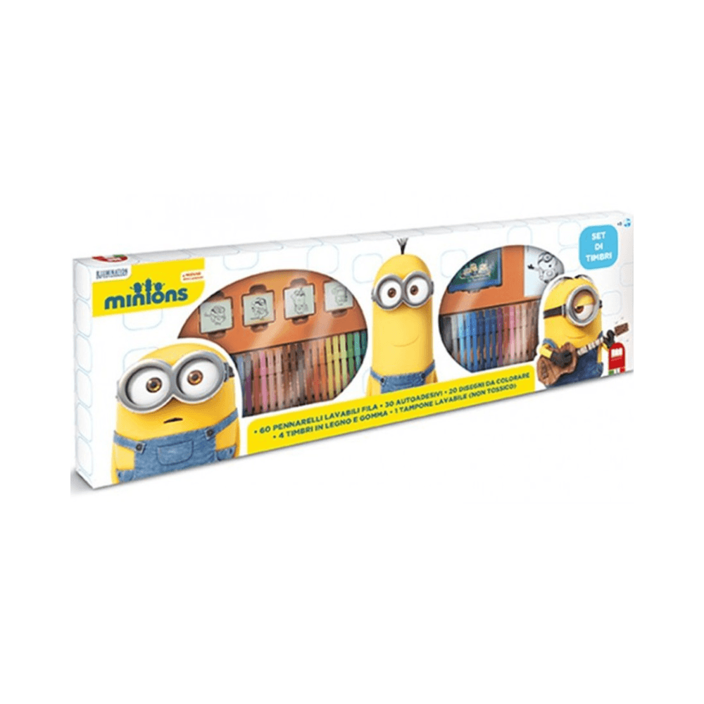 Minions Multi Print Felt Tip Pens Set 119Pcs
