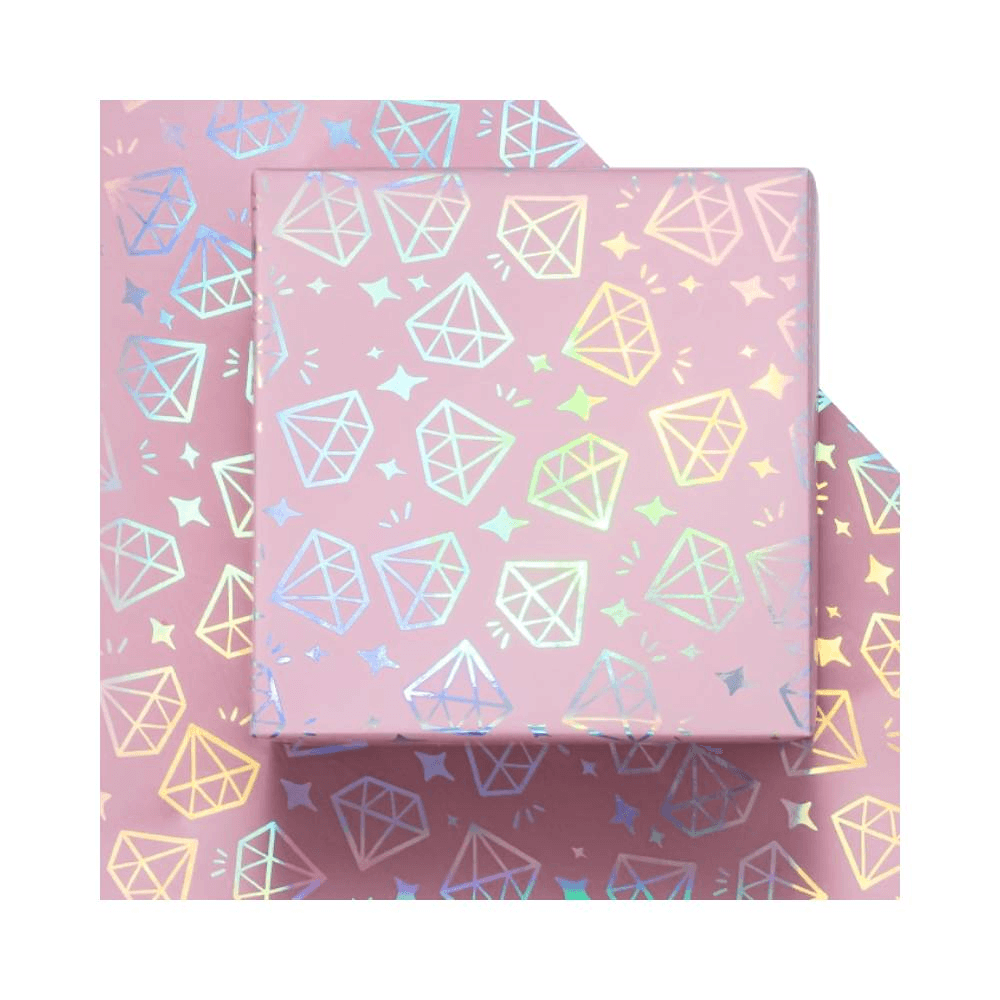 Elegant Diamonds Gift Wrapper - Pink