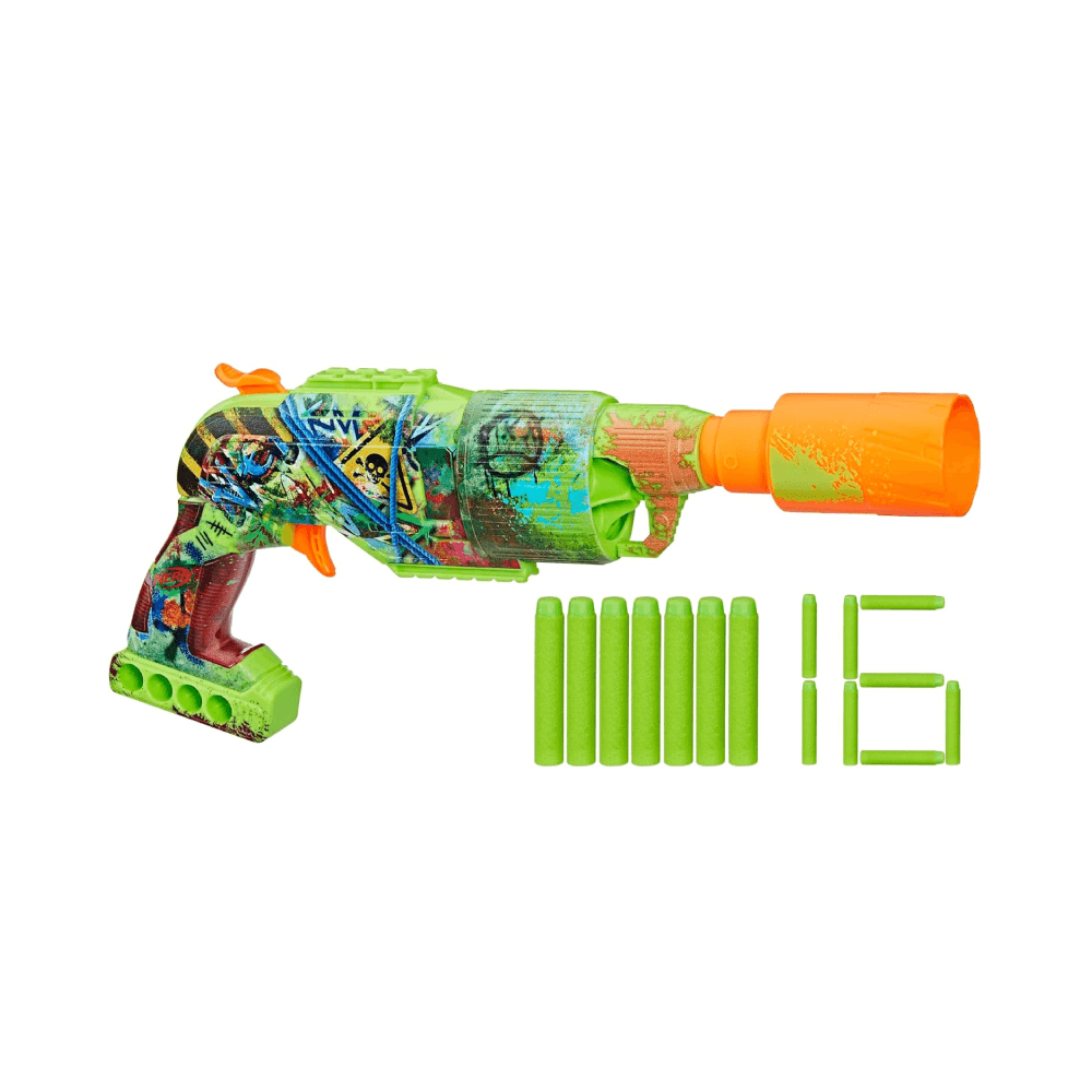 Nerf Zombie Driller Blaster with Rotating Barrel Action