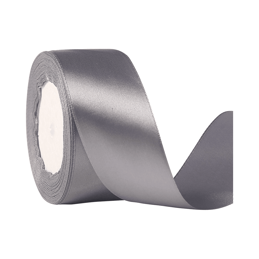 Satin Ribbon 25 yards - Silver 