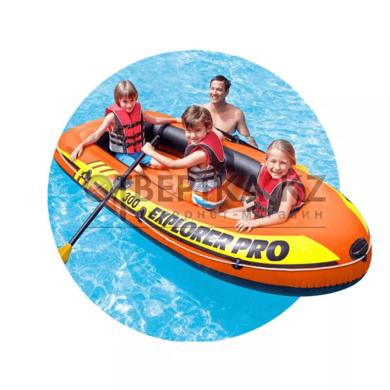 Intex Explorer Pro Inflatable Boat + Paddles + Pump 58358Np