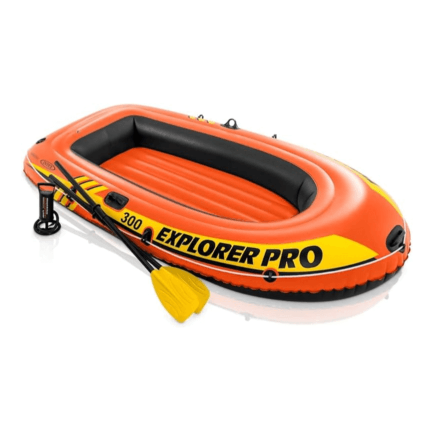 Intex Explorer Pro Inflatable Boat + Paddles + Pump 58358Np