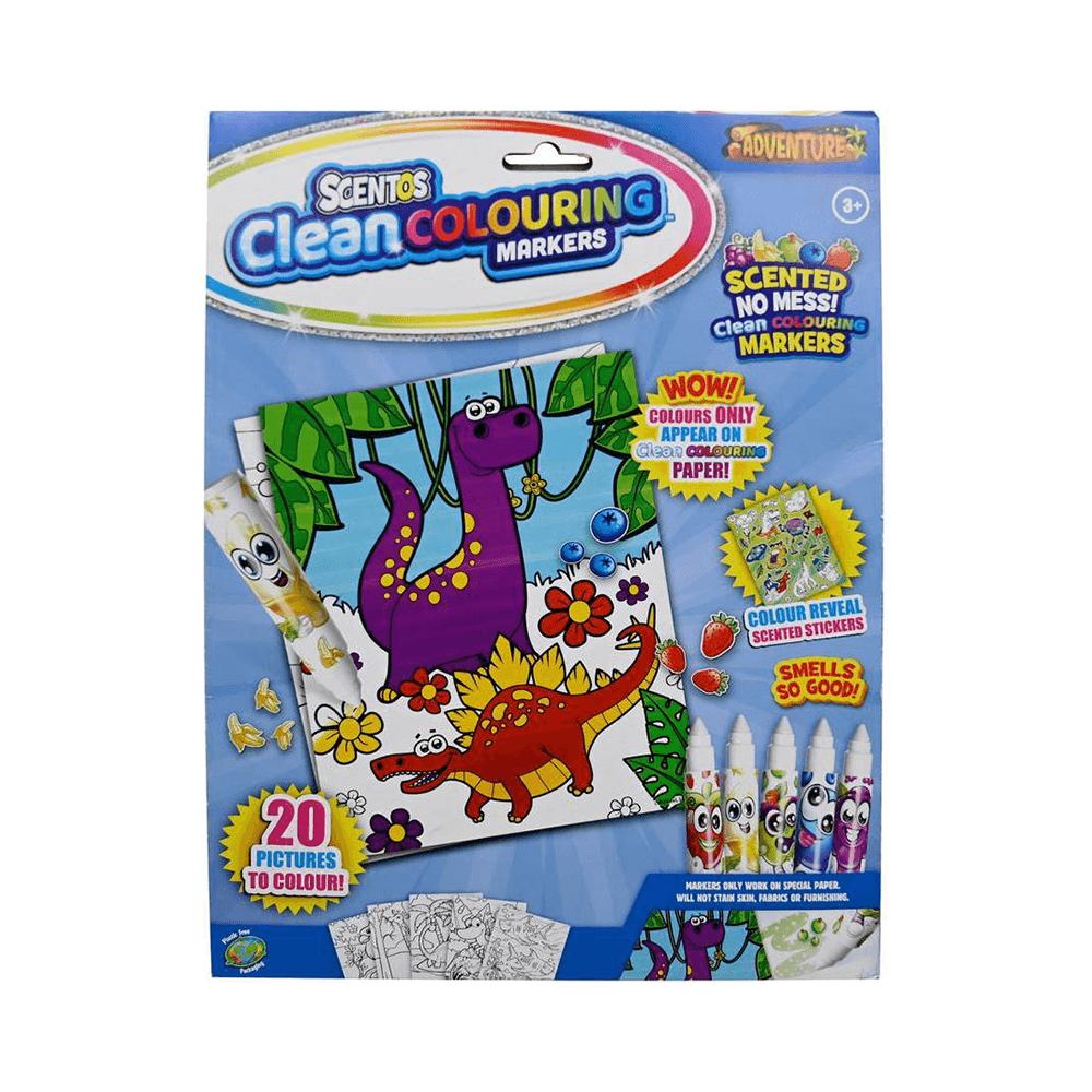 Scentos Adventure Clean Colouring Markers