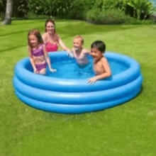 Intex 58446Np Pool Inflatable Crystal Blue Vinyl 1.68Mx 38Cm