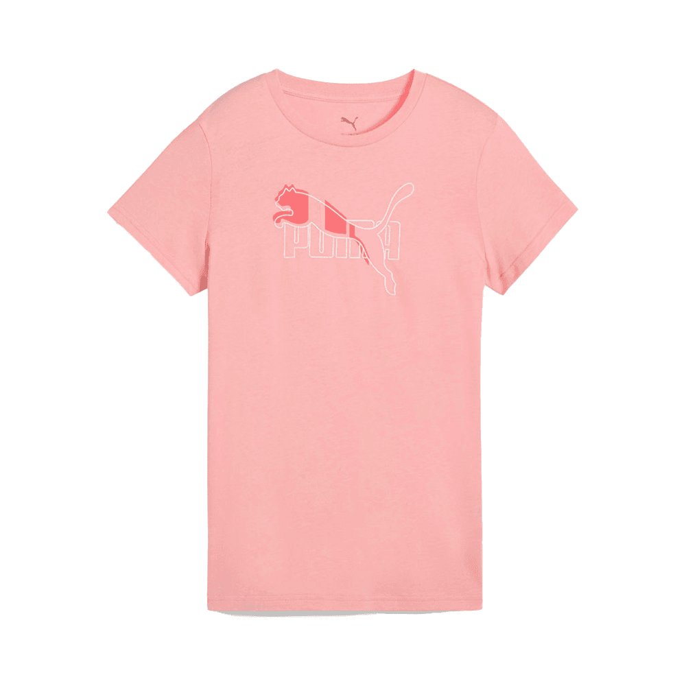 Puma Women's Essential Logo T-Shirt - Pink - Size - M