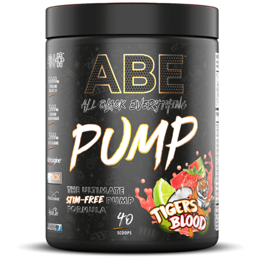 Applied Nutrition, Abe Pump, Stim-Free, 40 Serving, Tigers Blood