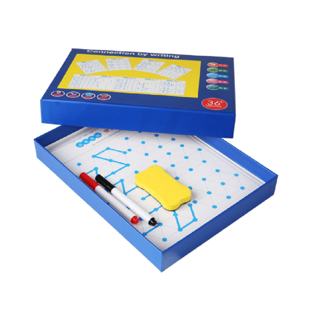 Writing Templates Tracing & Writing Practice Board Set with Erasable Markers & Connection