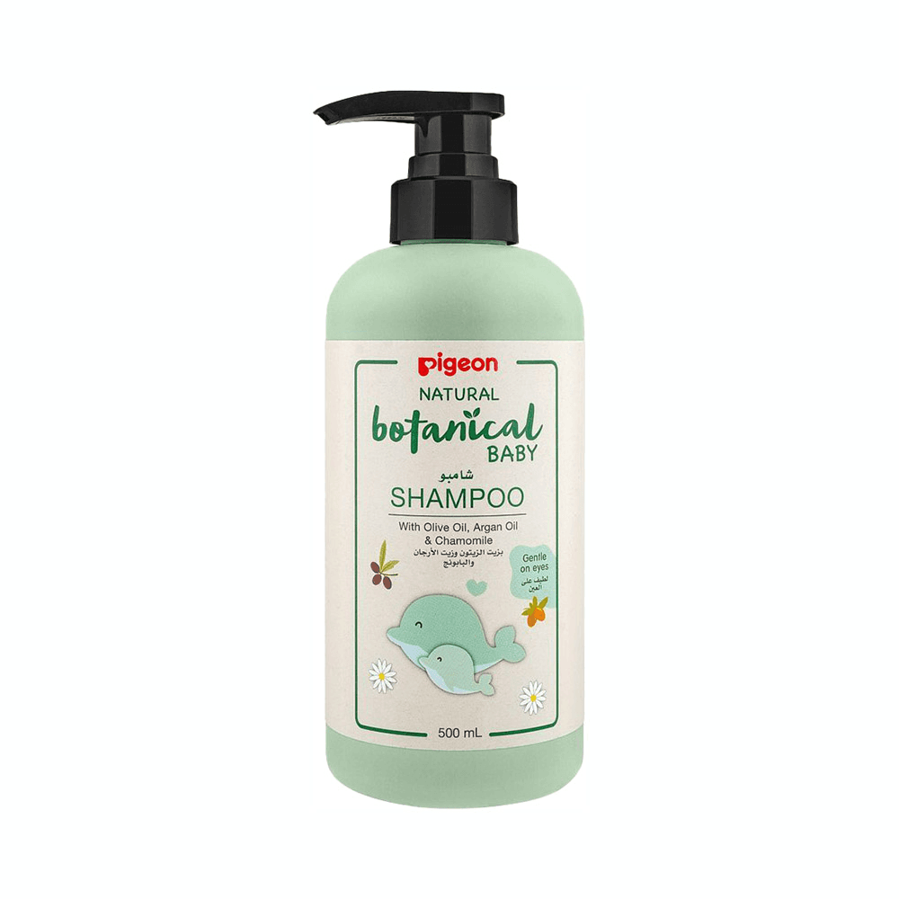 Pigeon Botanical Baby Shampoo With Olive Oil, Argan Oil & Chamomile 500ml