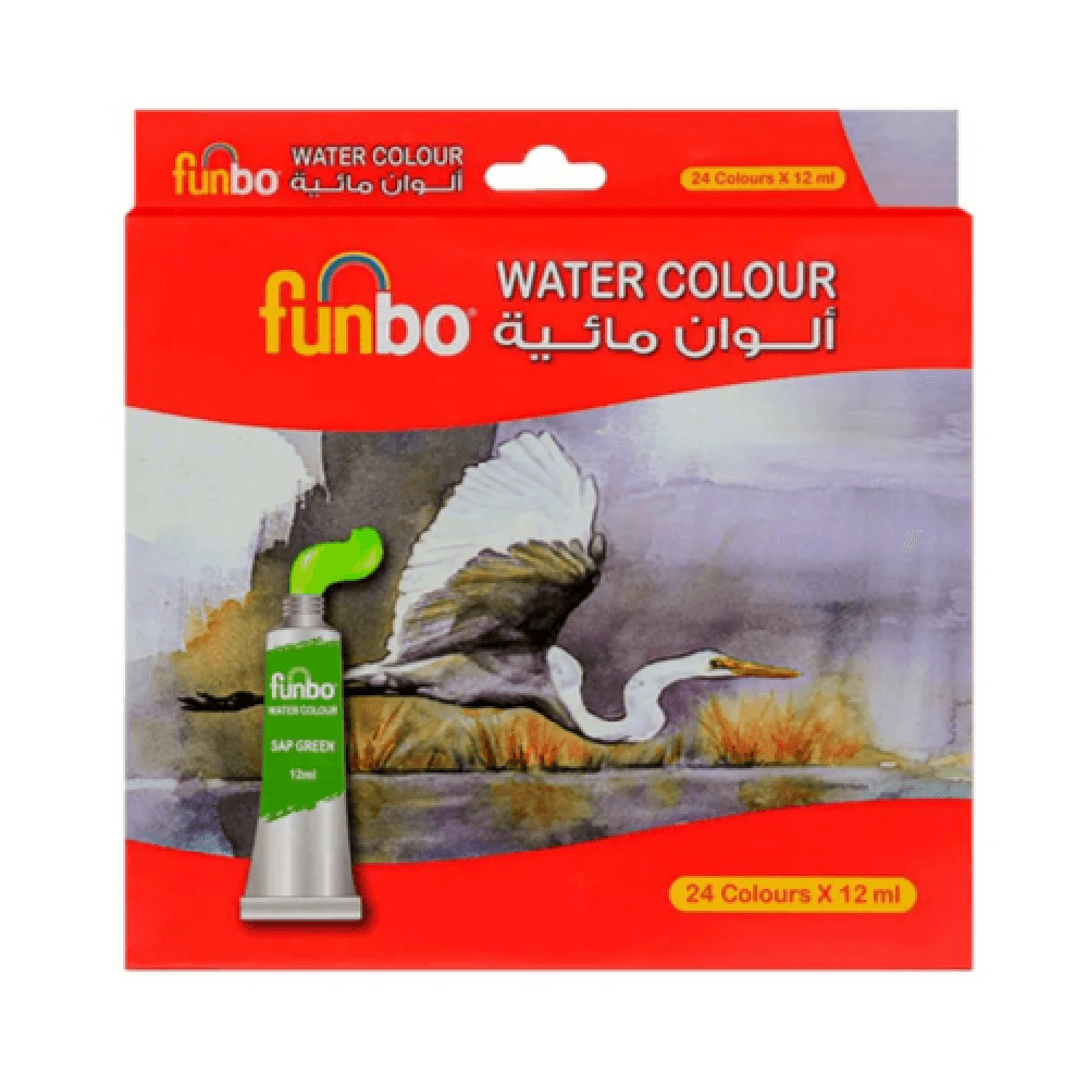 Funbo Watercolours Set 12ml 24Pcs