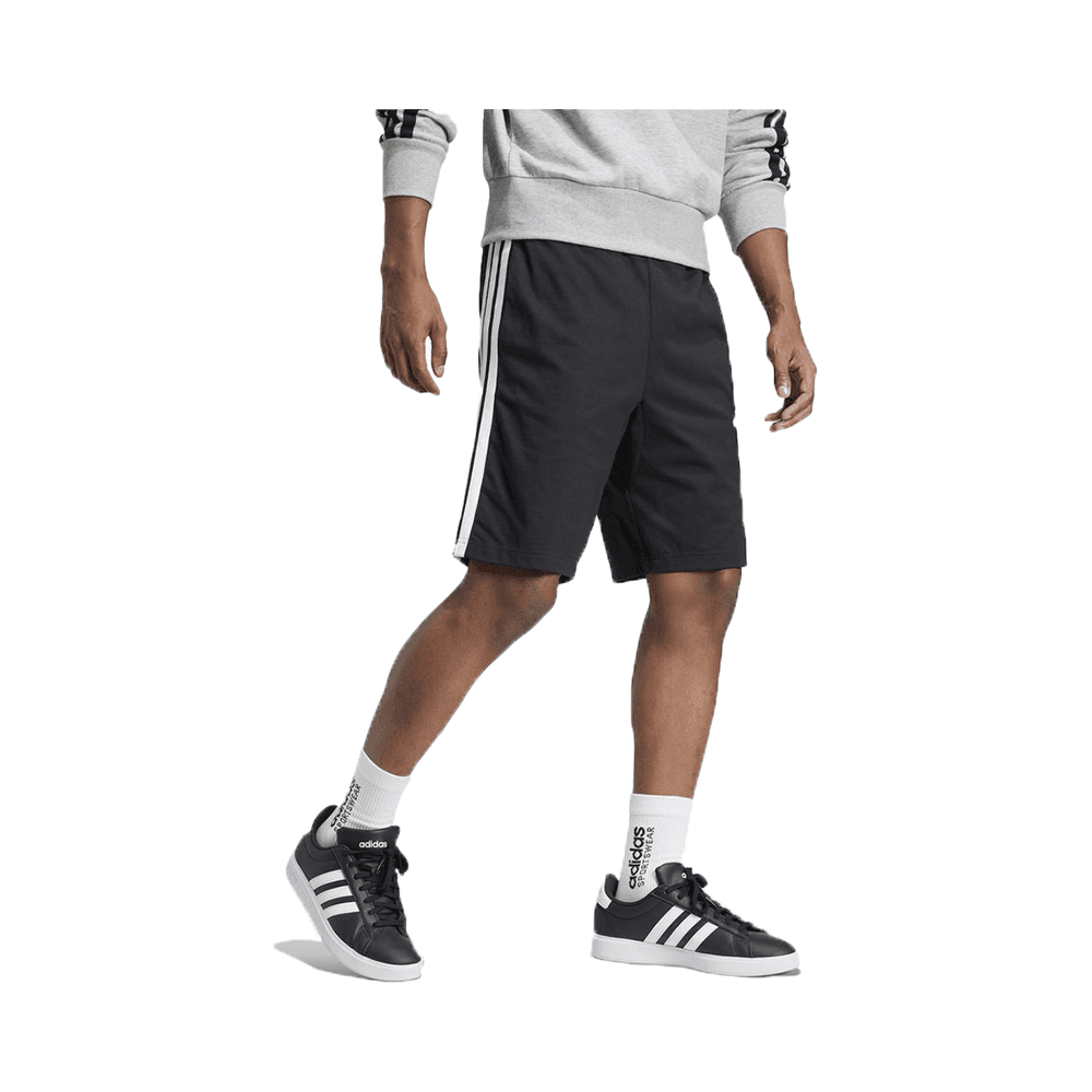 Adidas Men Essentials Single Jersey 3-Stripes Shorts - Size - L