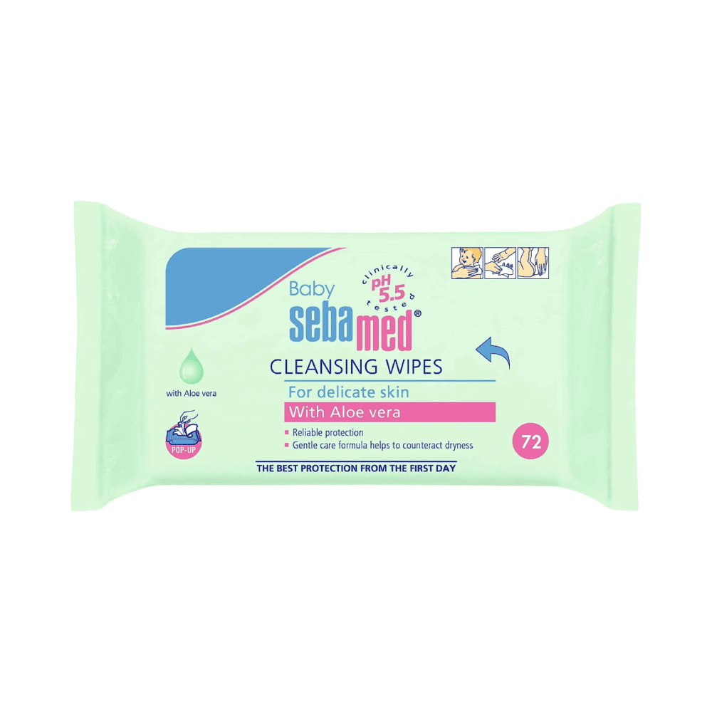 Sebamed Aloe Vera Baby Wet Wipes 72Pcs