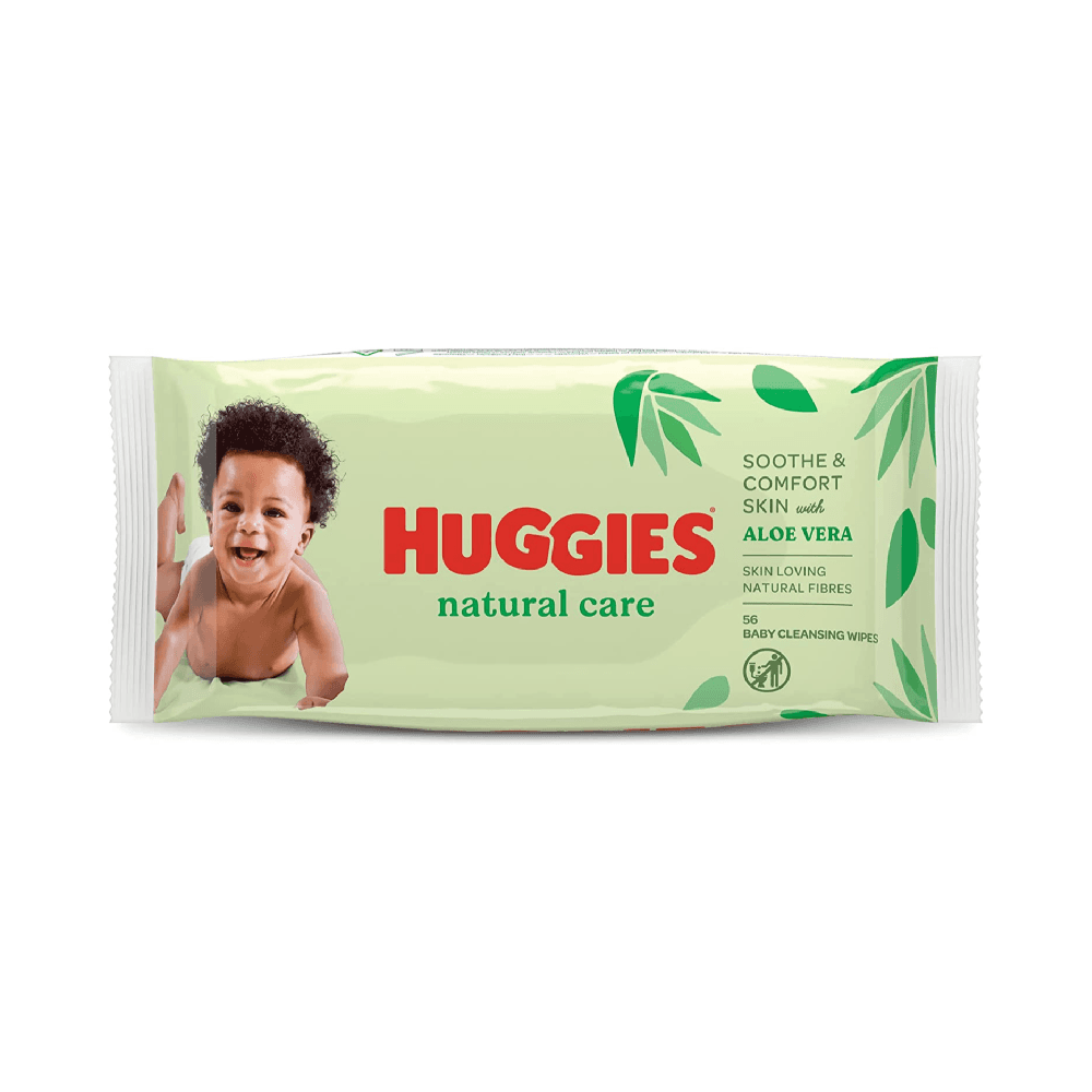Huggies Natural Care Baby Wipes 56Pcs