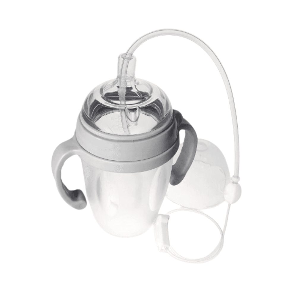 Haakaa Gen.3 Silicone Bottle & Feeding Tube Set - Grey