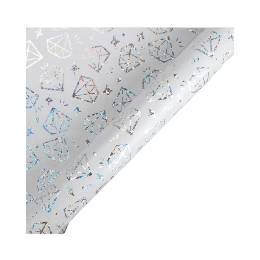 Elegant Diamond In A White Gift Wrapper