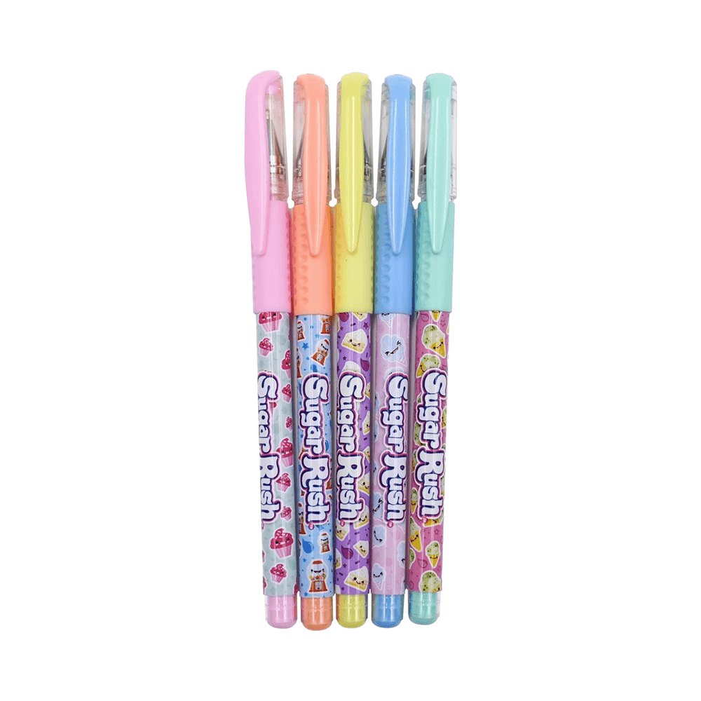 Scentos Sugar Rush Scented Pastel Gel Pens Set 5Pcs