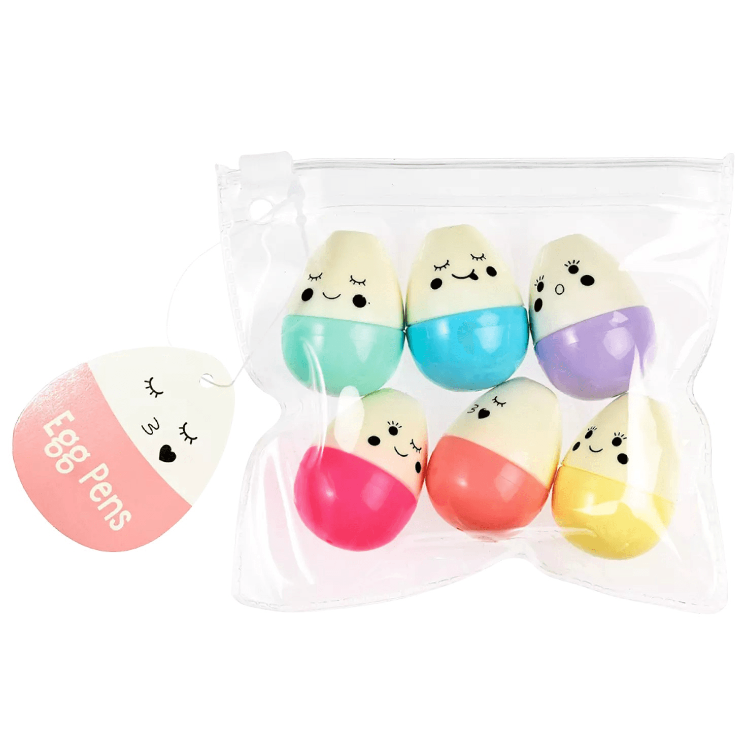 Emoji Egg Pens (Pack Of 6)
