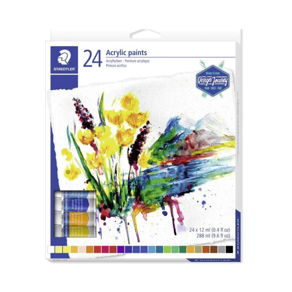 Staedtler Watercolors Paints 24Pcs 12ml 04 fl oz 