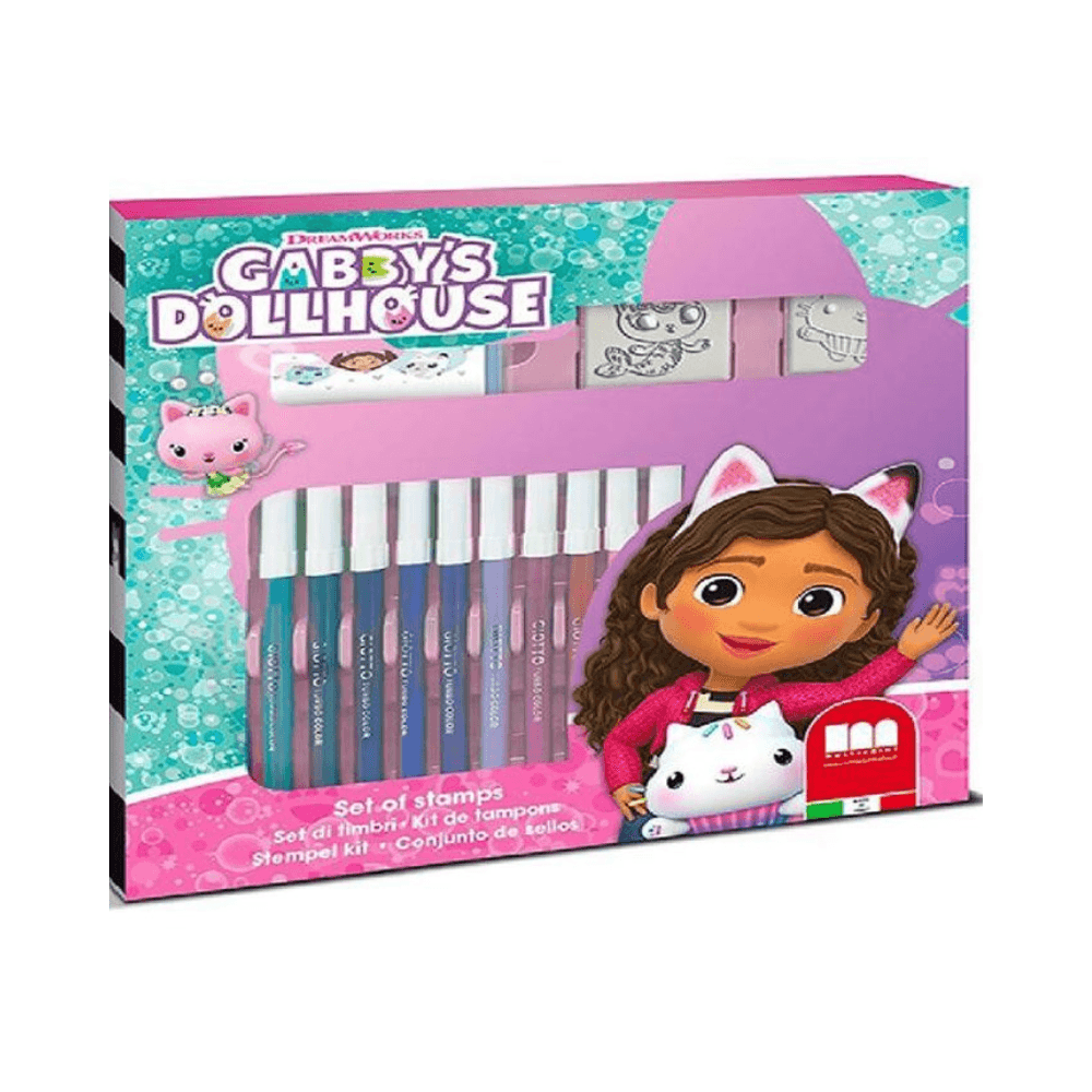 Gabby's Doll House Multi Print Felt Tip Pens Set 21Pcs