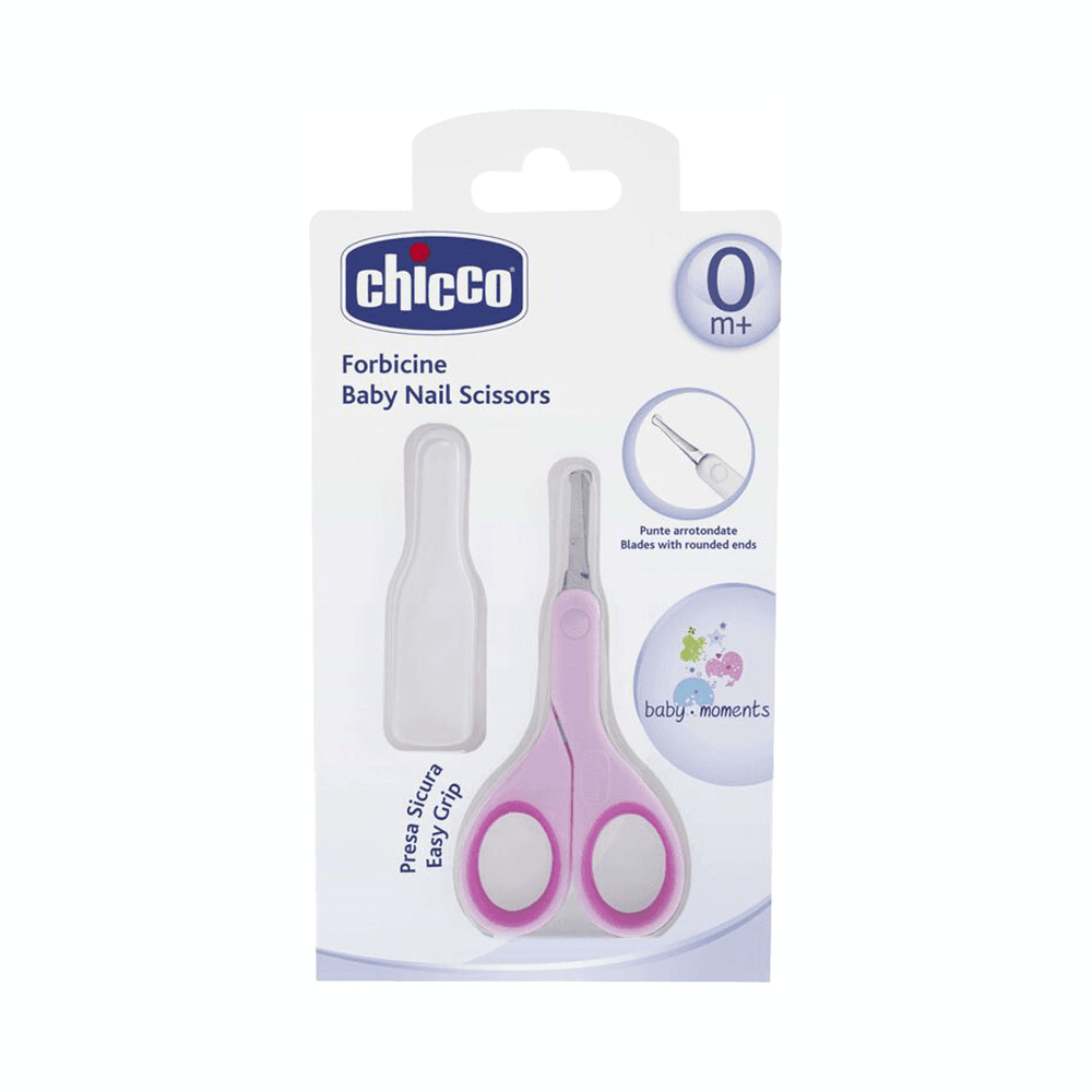 Chicco Baby Nail Scissor - Pink