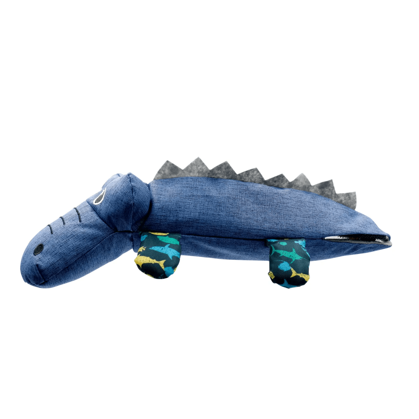 Recycled Fabric Plush Toy Crocodile