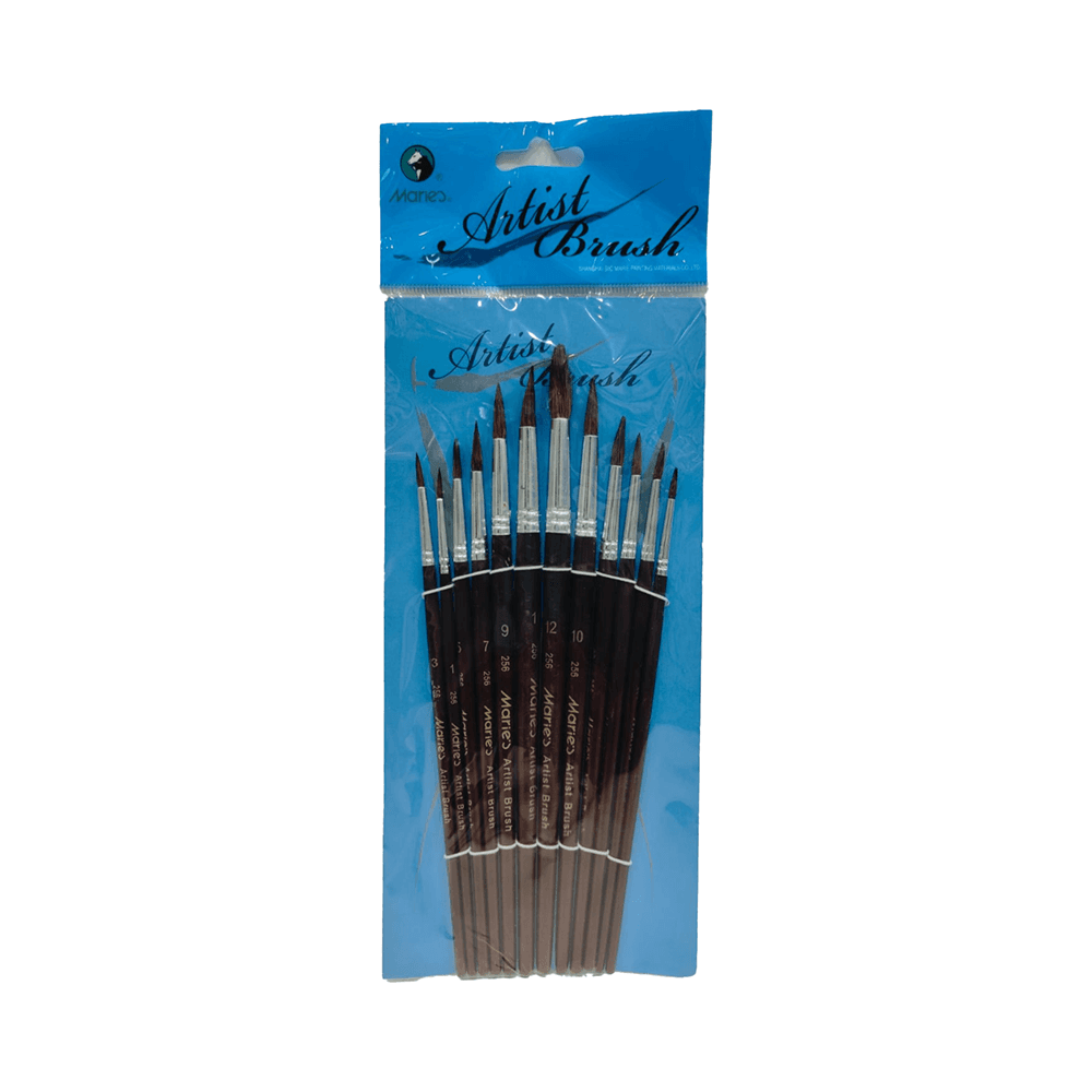 Maries Artist Brush 12Pcs