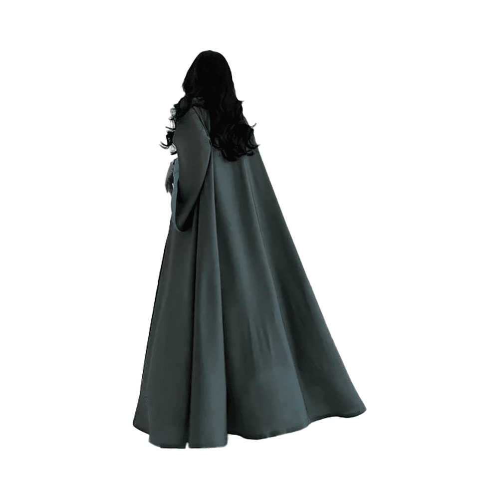 Chic Two-Sided Abaya for Women - Blue