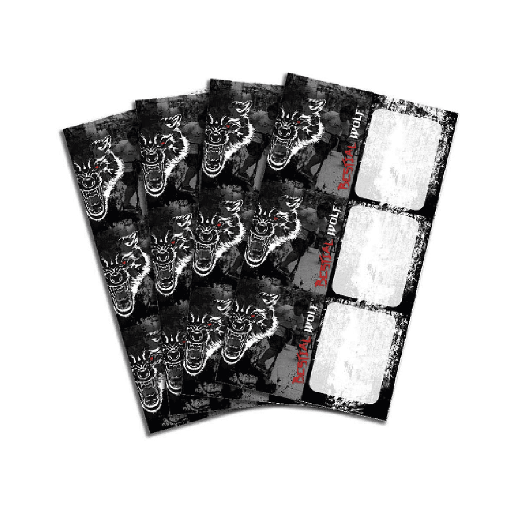 Bestial Wolf Stickers Name Set 4x3Pcs 2020/2021