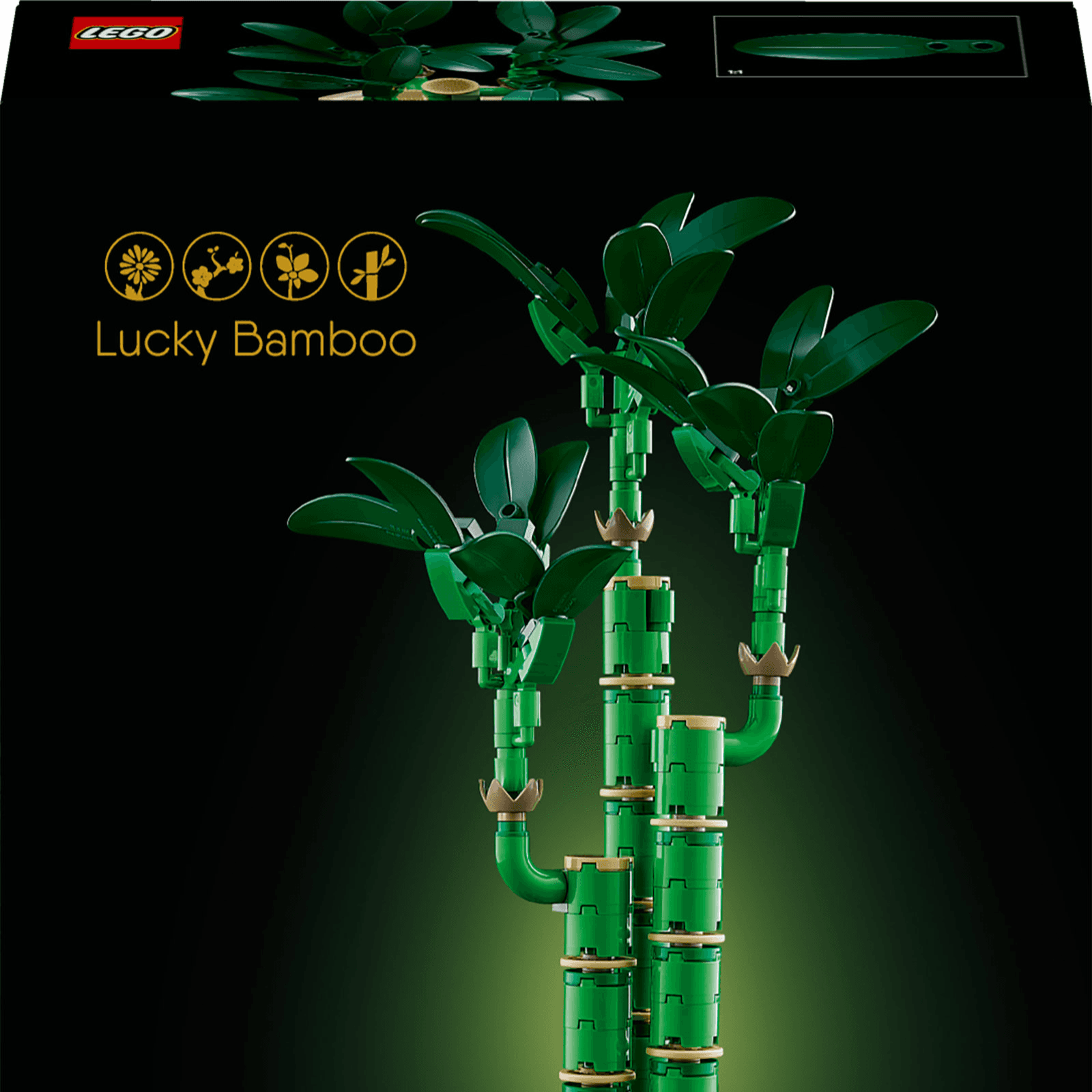 LEGO 10344 Botanicals Lucky Bamboo Plant Decor Building Set 325Pcs