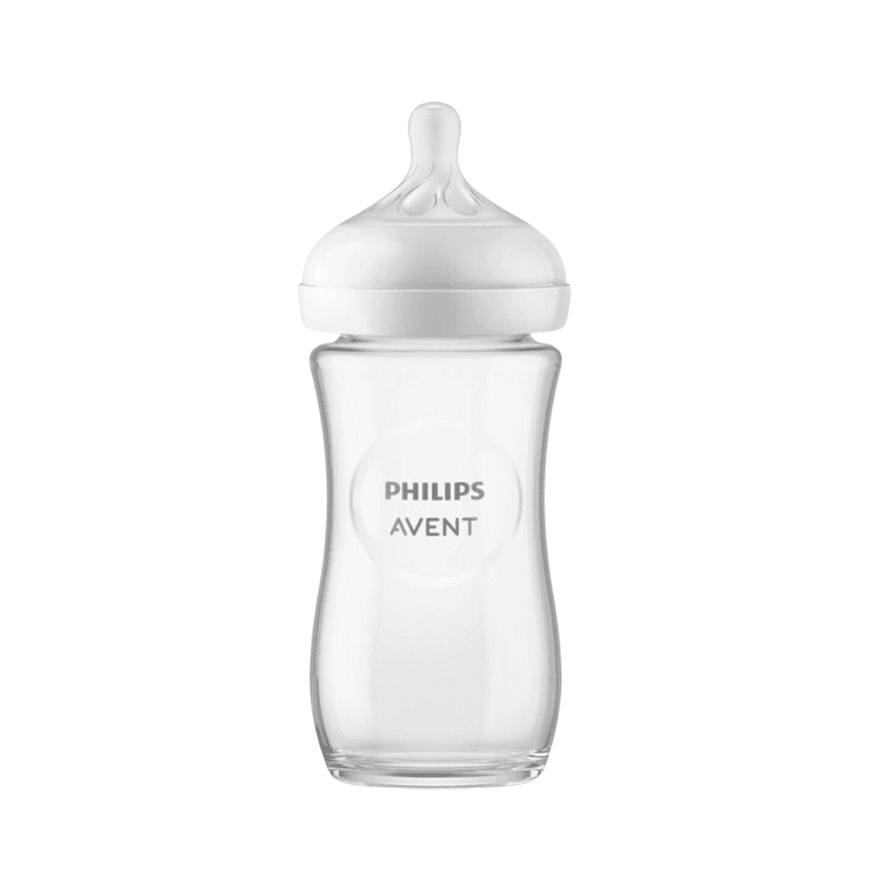 Philips Avent Natural Response Flow 3 Glass Baby Bottle For 1+ Months 240ml SCY933/01