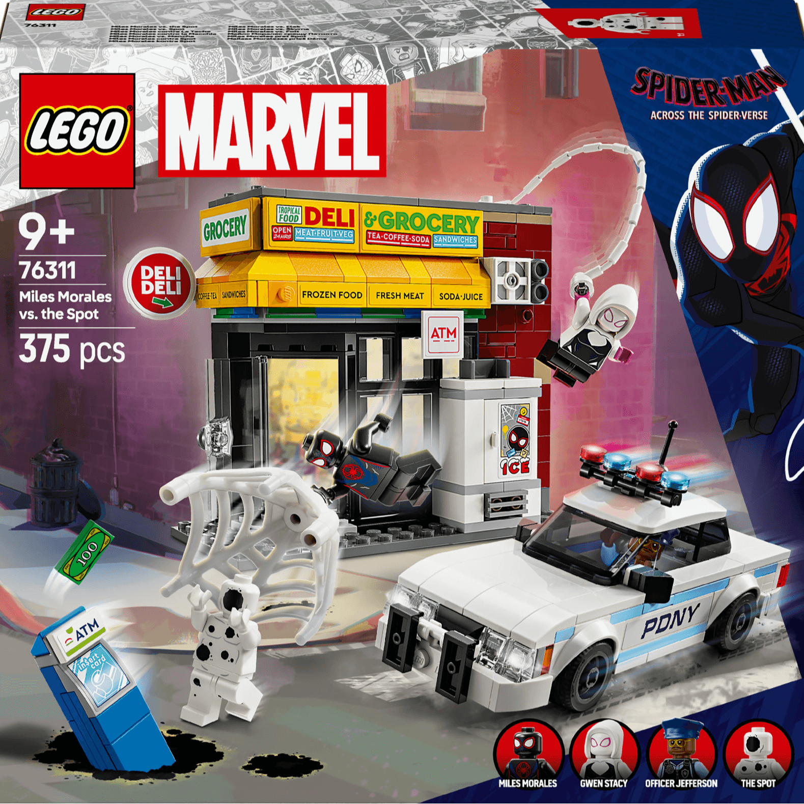 Lego Marvel Spider-Verse: Miles Morales Vs. The Spot 76311 Building Set (375 Pieces)