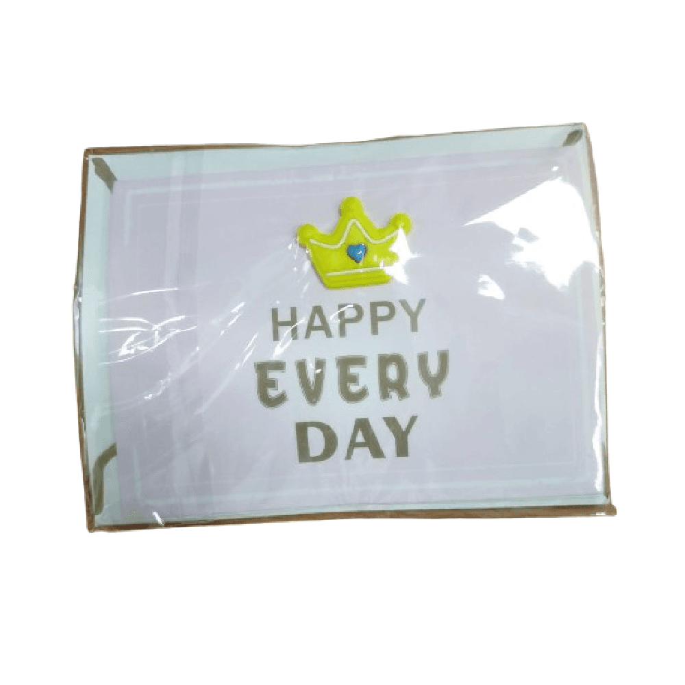 Happy Every Day Card With Crown - Pink 