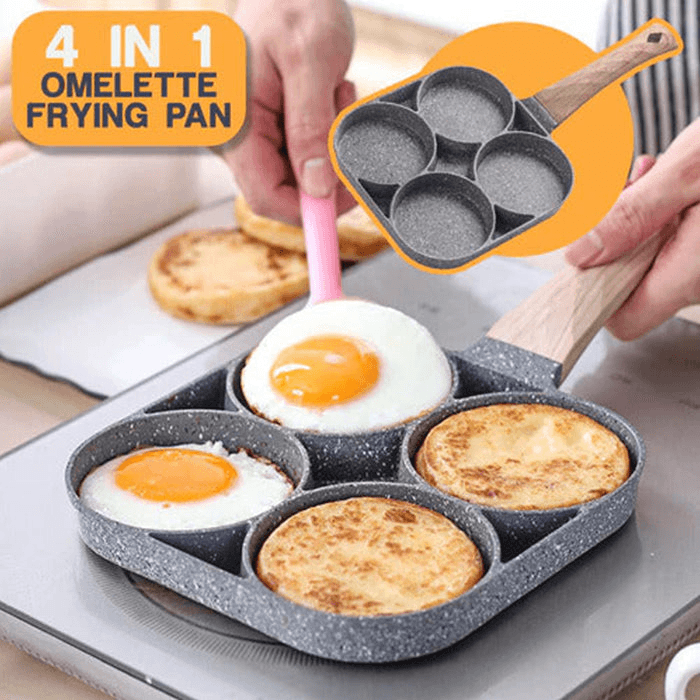 Non Stick 4 Cups Egg & Pancake Fry Pan