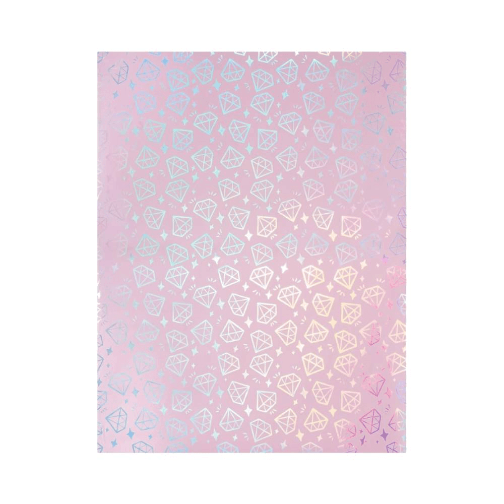 Elegant Diamonds Gift Wrapper - Pink