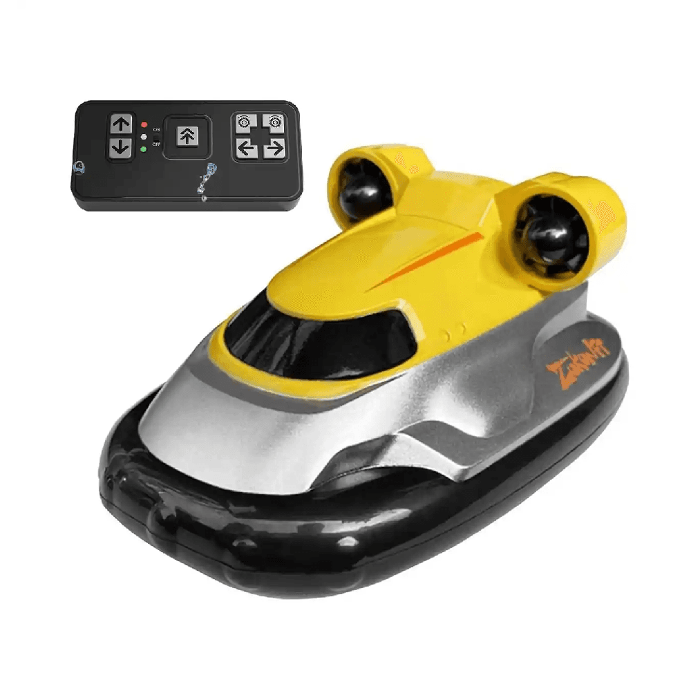 قارب سريع 2.4G Mini R/C، أصفر، 8 سنوات فما فوق