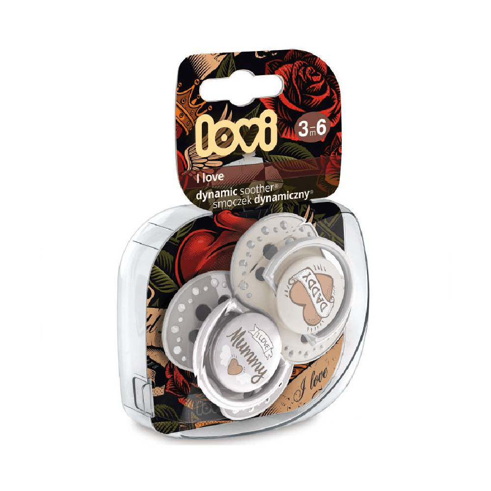 Lovi I Love Soother 3-6m 2Pcs 22/867