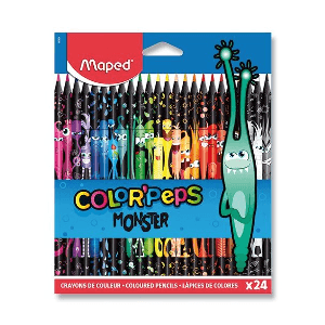 Maped Colorpeps Monster 24pcs Colour Pencils