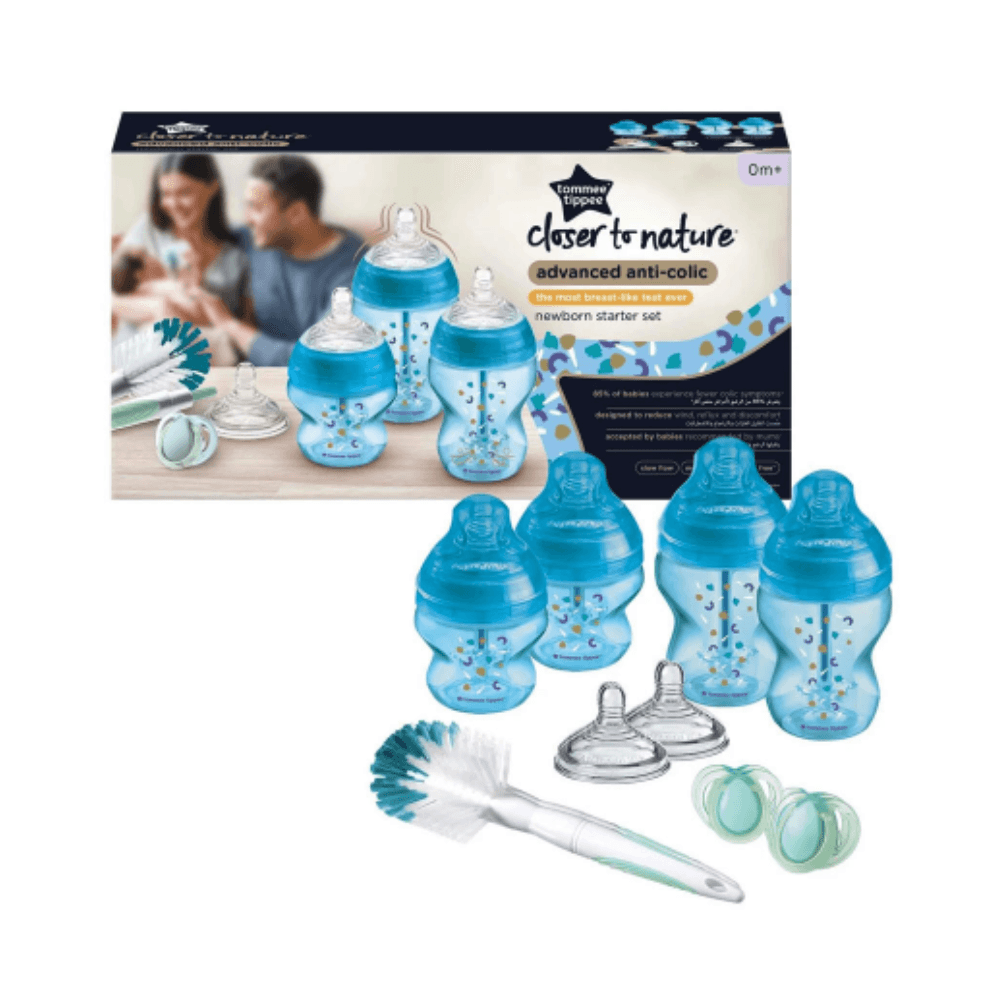 Tommee Tippee Advanced Anti-Colic Starter Bottle Kit - Blue