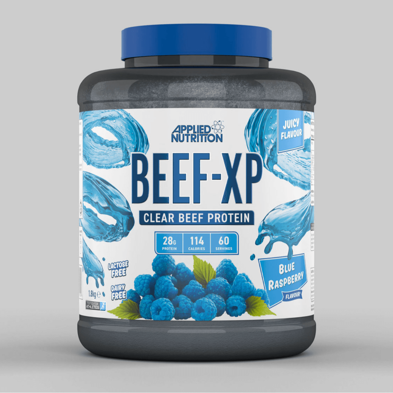 Applied Nutrition Beef-Xp (Halal) 4Lb 60 Serving Blue Raspberry