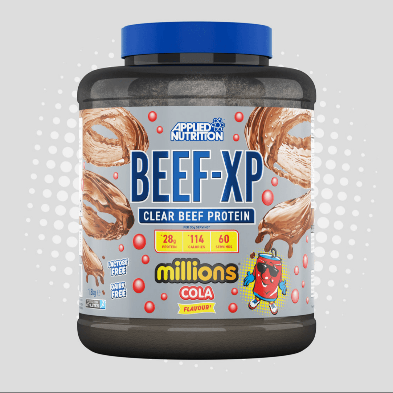 Applied Nutrition Beef-Xp (Halal) 4Lb 60 Serving Millions Cola