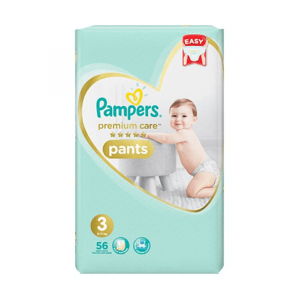 Pamper Premium Care Pants Size 3 6-11Kg 56 Pants