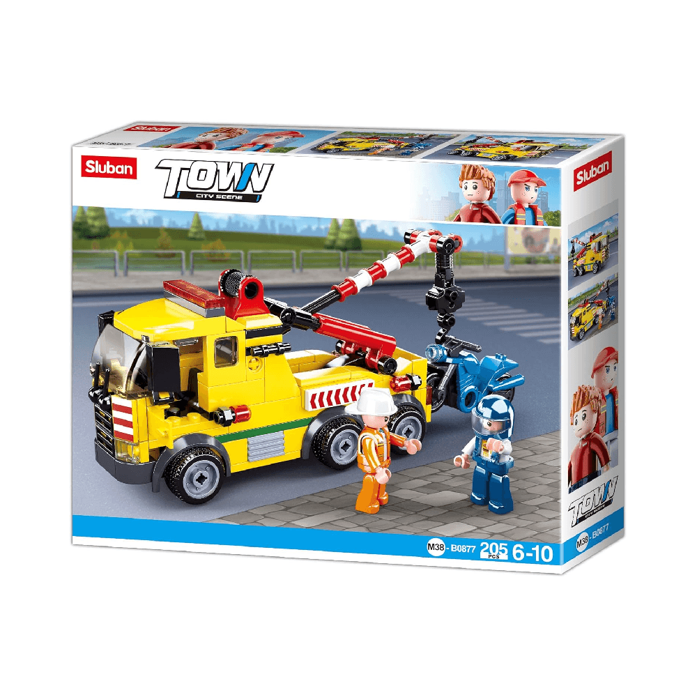 Sluban Maintenance Crane Building Set 206Pcs