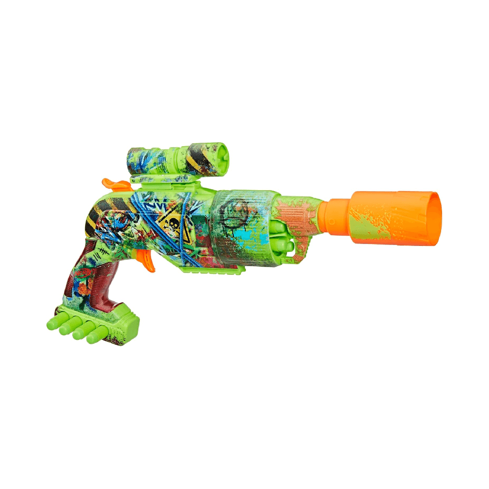 Nerf Zombie Driller Blaster with Rotating Barrel Action