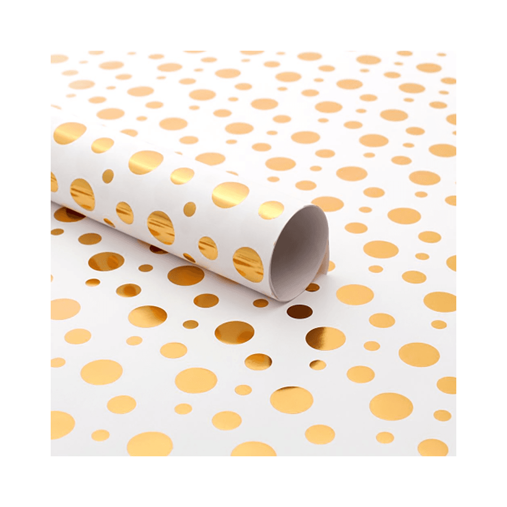 Golden Dots Gift Wrapper 