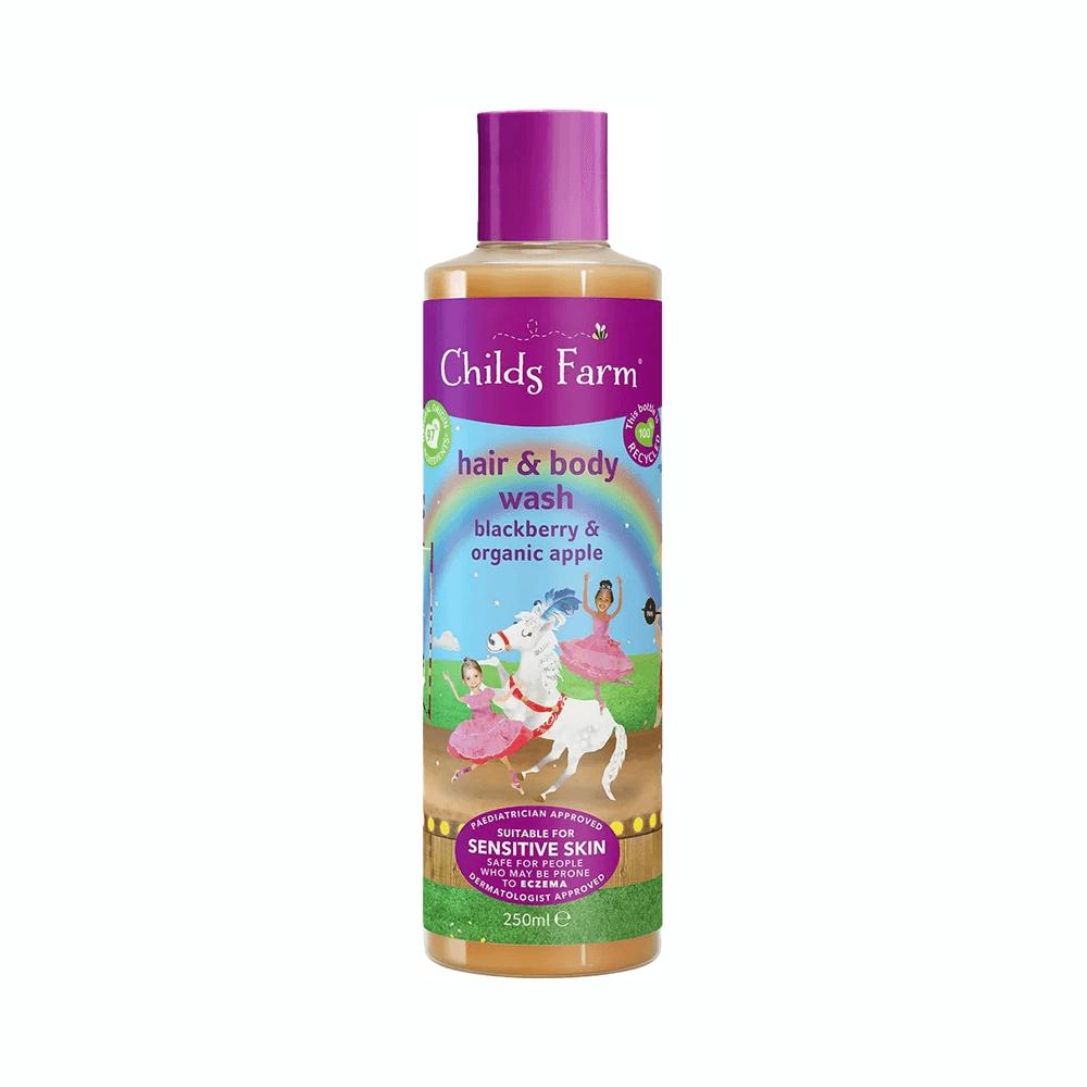 Childs Farm Blackberry & Apple Scented Hair & Body Wash 250ml