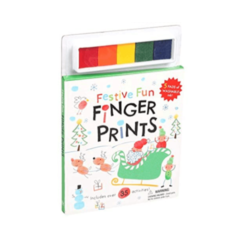 Festive Fun Fingerprints Activity Book