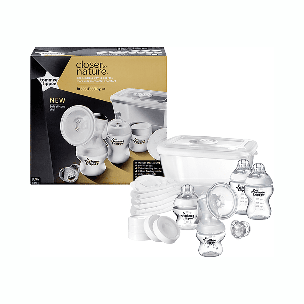 Tommee Tippee Closer To Nature Breast Feeding Kit (Buy 1 Get 1 Free)