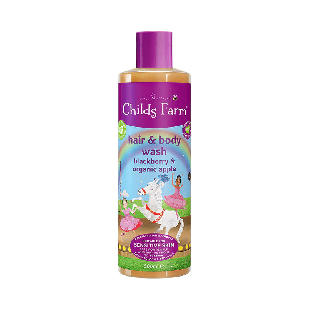 Childs Farm Blackberry & Apple Scented Hair & Body Wash 500ml