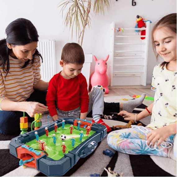 Classic Desktop Ejection Football Match. Strategy Board Games For Kids