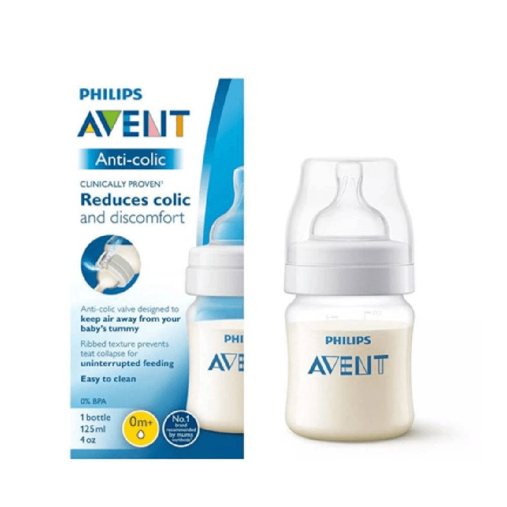 Philips Avent Anti-Colic Plastic Feeding Bottle 125ml